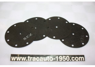 JEU DE 4 MEMBRANES DE POMPE A ESSENCE SEV MARCHAL TYPE 46...AUTOS DIVERS