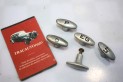 JEU DE 5 BOUTONS DE TIRETTES DE TABLEAU DE BORD...CITROEN TRACTION 11CV 15/6