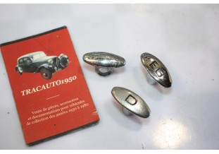 JEU DE 3 BOUTONS DE TIRETTES DE TABLEAU DE BORD...CITROEN TRACTION 11CV 15/6