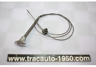 TIRETTE DE DEMARREUR AVEC BOUTON "D" L/750mm...CITROEN TRACTION 11CV 15/6