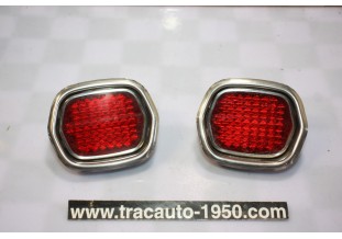 PAIRE DE CATADIOPTRES ENCASTRES AR D/G SEIMA 2014...CITROEN DS ts modèles SAUF PALLAS