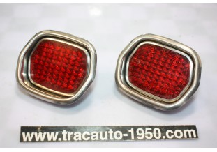 PAIRE DE CATADIOPTRES ENCASTRES AR D/G SEIMA 2014...CITROEN DS ts modèles SAUF PALLAS