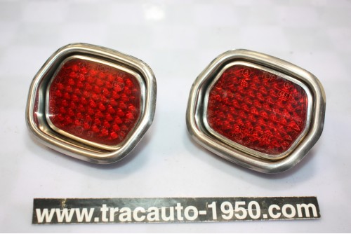 PAIRE DE CATADIOPTRES ENCASTRES AR D/G SEIMA 2014...CITROEN DS ts modèles SAUF PALLAS