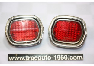 PAIRE DE CATADIOPTRES ENCASTRES AR D/G SEIMA 2014...CITROEN DS ts modèles SAUF PALLAS