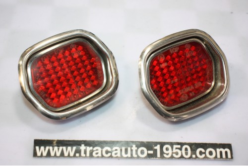 PAIRE DE CATADIOPTRES ENCASTRES AR D/G SEIMA 2014...CITROEN DS ts modèles SAUF PALLAS