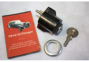 CONTACTEUR DE DEMARRAGE A CLEF SGCEM 2 BROCHES...CITROEN TRACTION  2CV