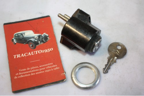 CONTACTEUR DE DEMARRAGE A CLEF SGCEM 2 BROCHES...CITROEN TRACTION  2CV