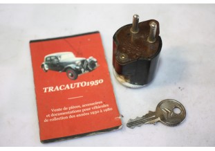 CONTACTEUR DE DEMARRAGE A CLEF SGCEM 2 BROCHES...CITROEN TRACTION  2CV