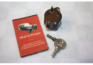 CONTACTEUR DE DEMARRAGE A CLEF SGCEM 2 BROCHES...CITROEN TRACTION  2CV