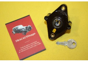 CONTACTEUR 4 BROCHES + JEU DE BARILLETS DE PORTE...CITROEN TRACTION 2CV  VOIR DESCRIPTIF