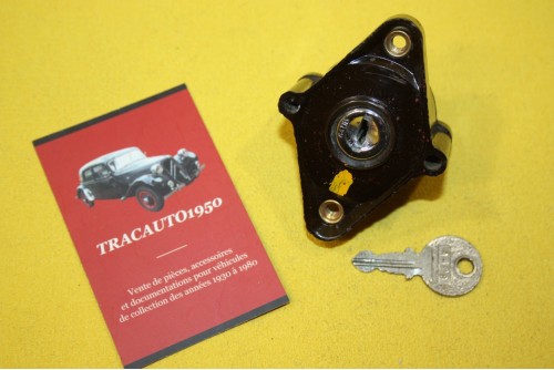 CONTACTEUR 4 BROCHES + JEU DE BARILLETS DE PORTE...CITROEN TRACTION 2CV  VOIR DESCRIPTIF