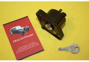 CONTACTEUR 4 BROCHES + JEU DE BARILLETS DE PORTE...CITROEN TRACTION 2CV  VOIR DESCRIPTIF