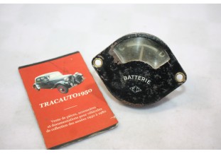 AMPEREMETRE DE BORD ED VEGLIA Ø 54mm...CITROEN 2CV A AZ AZU HY