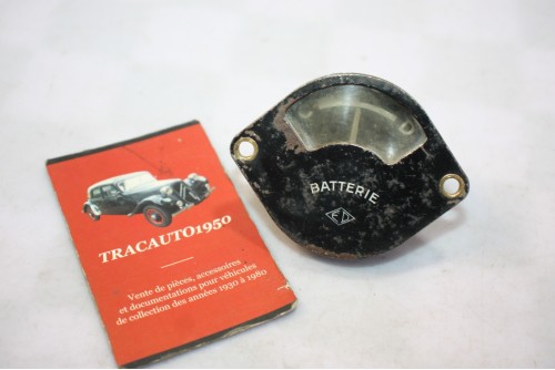 AMPEREMETRE DE BORD ED VEGLIA Ø 54mm...CITROEN 2CV A AZ AZU HY