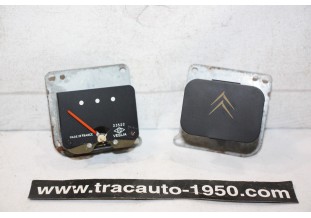 RECEPTEUR D'ESSENCE 6V ET CACHE POUR COMPTEUR ED VEGLIA...CITROEN 2CV AMI6 HY