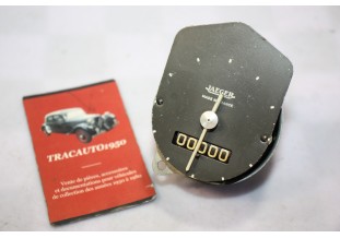 COMPTEUR DE VITESSE ET KM JAEGER MOGAC 120km/h...RENAULT 4CV 1956/61