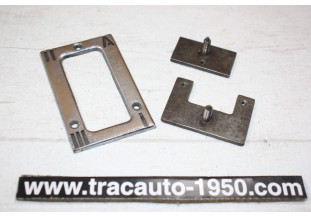 PLAQUE D'INDICATION DES VITESSES + CONTRES PLAQUES DE FIXATION...CITROEN TRACTION 11CV 15/6