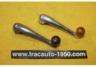 PAIRE DE MANIVELLES DE LEVE-GLACE...CITROEN TRACTION 7 11 15/6