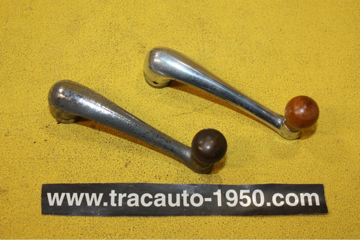 PAIRE DE MANIVELLES DE LEVE-GLACE...CITROEN TRACTION 7 11 15/6