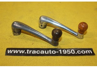 PAIRE DE MANIVELLES DE LEVE-GLACE...CITROEN TRACTION 7 11 15/6