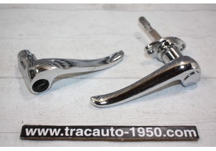 UN JEU DE 2 POIGNEES EXTERIEURES DE PORTES AVANTS...CITROEN TRACTION 11CV 15/6