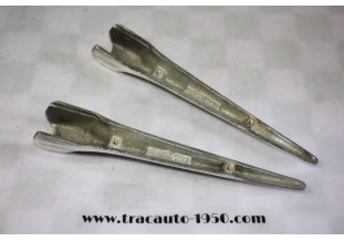PAIRE D'ENJOLIVEURS ROBRI 227 DE CHARNIERES DE MALLE...CITROEN TRACTION 11CV 15/6 AP/1952