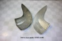 PAIRE D'ENJOLIVEURS ROBRI 233 D'AILES AVANTS D/G...CITROEN 2CV TS MODELES