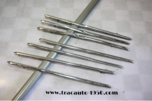 LOT DE BAGUETTES DE TABLEAU DE BORD...CITROEN TRACTION 11CV 15/6 1950/52