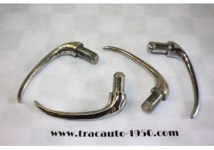 JEU DE 4 POIGNEES INTERIEURES LUXE DE PORTES...RENAULT 4CV DAUPHINE