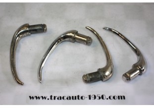 JEU DE 4 POIGNEES INTERIEURES LUXE DE PORTES...RENAULT 4CV DAUPHINE