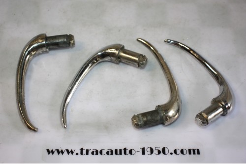 JEU DE 4 POIGNEES INTERIEURES LUXE DE PORTES...RENAULT 4CV DAUPHINE