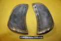 PAIRE D'ENJOLIVEURS DE SABOTS D'AILES AR D/G AXO 810...CITROEN TRACTION 7 11 15/6
