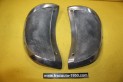PAIRE D'ENJOLIVEURS DE SABOTS D'AILES AR D/G AXO 810...CITROEN TRACTION 7 11 15/6