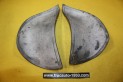 PAIRE D'ENJOLIVEURS DE SABOTS D'AILES AR D/G AXO 810...CITROEN TRACTION 7 11 15/6