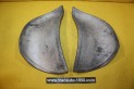 PAIRE D'ENJOLIVEURS DE SABOTS D'AILES AR D/G AXO 810...CITROEN TRACTION 7 11 15/6