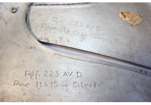 PAIRE D'ENJOLIVEURS ROBRI 223 D'AILES AVANTS D/G...CITROEN TRACTION 11CV 15/6