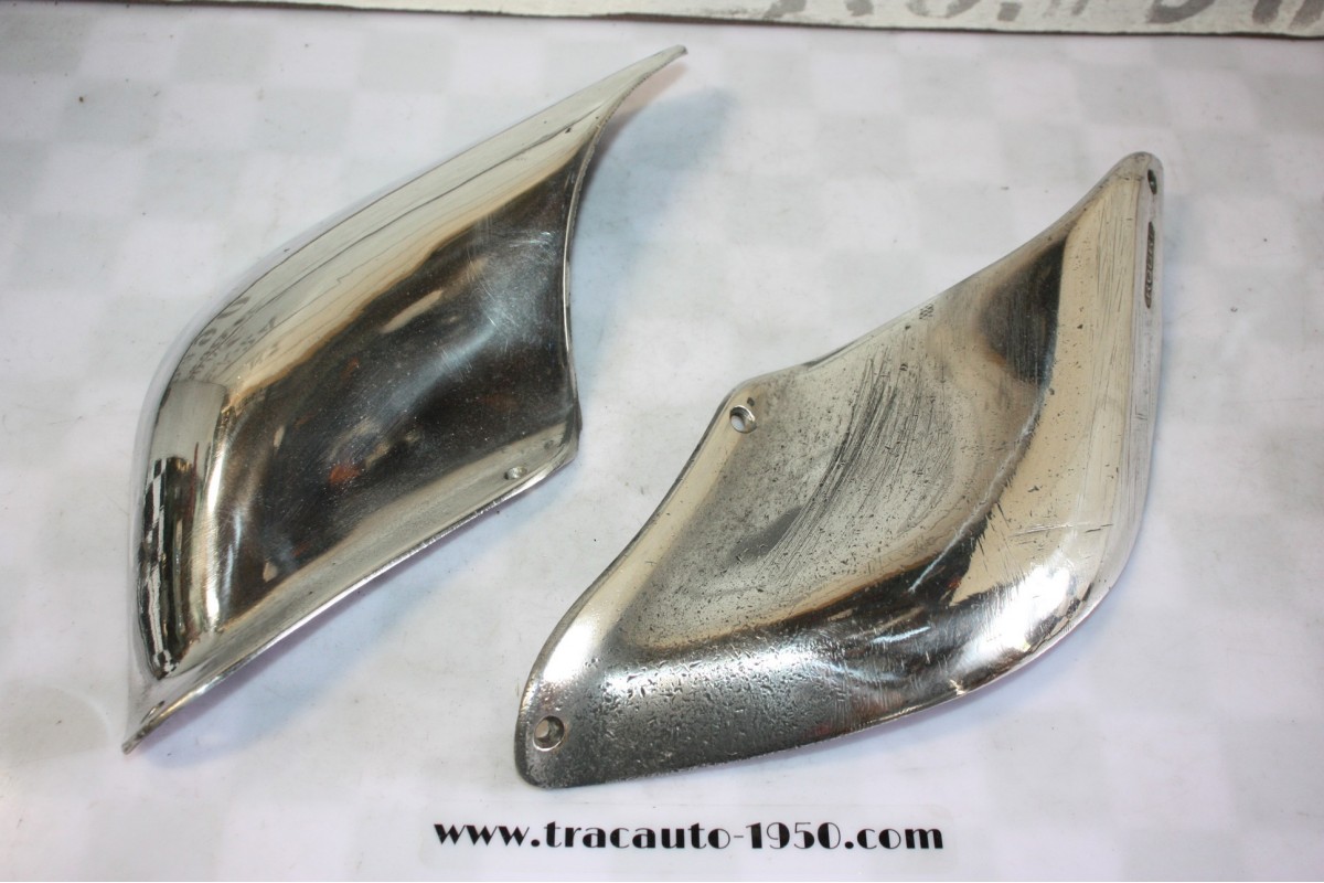 PAIRE D'ENJOLIVEURS ROBRI 216 E3 D'AILES ARRIERES D/G ROUES PILOTES...CITROEN TRACTION 11CV FAMILIALE