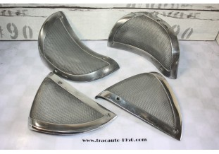 JEU D'ENJOLIVEURS DE SABOTS D'AILES AV/AR D/G AXO 810...CITROEN TRACTION 7 11 15/6