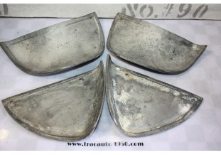JEU D'ENJOLIVEURS DE SABOTS D'AILES AV/AR D/G AXO 810...CITROEN TRACTION 7 11 15/6