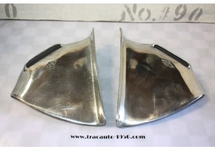 PAIRE D'ENJOLIVEURS DE SABOTS D'AILES AV D/G E.T....CITROEN TRACTION 7 11 15/6