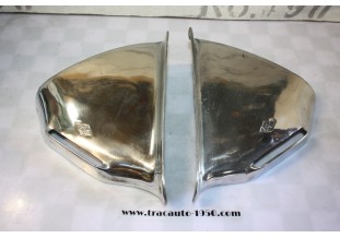 PAIRE D'ENJOLIVEURS DE SABOTS D'AILES AV D/G E.T....CITROEN TRACTION 7 11 15/6