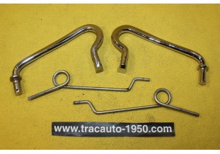 JEU DE 2 POIGNEES DE CAPOT AVANT...CITROEN TRACTION 7 11 15/6