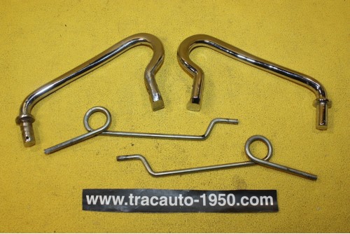 JEU DE 2 POIGNEES DE CAPOT AVANT...CITROEN TRACTION 7 11 15/6