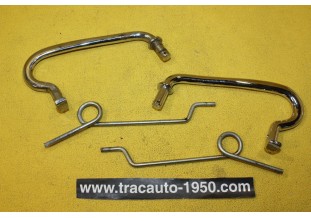 JEU DE 2 POIGNEES DE CAPOT AVANT...CITROEN TRACTION 7 11 15/6