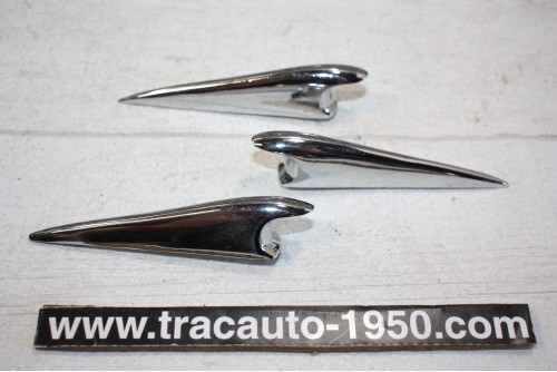 LOT DE 3 POIGNEES DE VOLET DE CAPOT...CITROEN TRACTION 11CV 15/6 av 1946