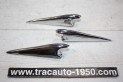 LOT DE 3 POIGNEES DE VOLET DE CAPOT...CITROEN TRACTION 11CV 15/6 av 1946