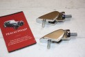 PAIRE DE CHARNIERES DE COFFRE AR DE MALLE BOMBEE...CITROEN TRACTION 11CV 15/6 ap 52