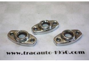 JEU DE 3 COLLERETTES DE POIGNEES DE PORTES EXTERIEURES...CITROEN PEUGEOT RENAULT