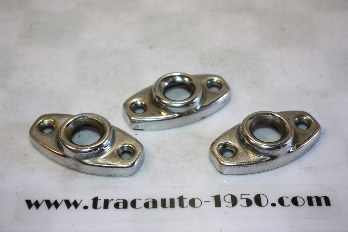 JEU DE 3 COLLERETTES DE POIGNEES DE PORTES EXTERIEURES...CITROEN PEUGEOT RENAULT