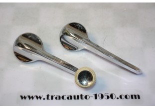 JEU DE 2 POIGNEES DE PORTE INTERIEURE...SIMCA ARONDE